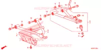TRIANGLES AVANT pour Honda FOURTRAX 420 RANCHER 4X4 Manual Shift de 2014