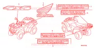 AUTOCOLLANTS pour Honda FOURTRAX 420 RANCHER 4X4 Manual Shift CAMO de 2008