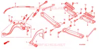 REPOSE PIED   PEDALE pour Honda FOURTRAX 420 RANCHER 4X4 Manual Shift CAMO de 2008
