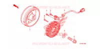 ALTERNATEUR pour Honda FOURTRAX 420 RANCHER 4X4 Manual Shift CAMO de 2009