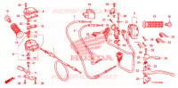LEVIER DE GUIDON   CABLE   COMMODO pour Honda FOURTRAX 420 RANCHER 4X4 Manual Shift CAMO de 2010