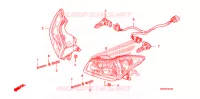 PHARE pour Honda FOURTRAX 420 RANCHER 4X4 Manual Shift CAMO de 2010