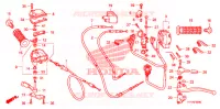 LEVIER DE GUIDON   CABLE   COMMODO pour Honda FOURTRAX 420 RANCHER 4X4 Manual Shift de 2010