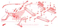 PEDALE   REPOSE PIED pour Honda FOURTRAX 420 RANCHER 4X4 Manual Shift de 2010