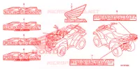 AUTOCOLLANTS pour Honda FOURTRAX 420 RANCHER 4X4 AT PS CAMO de 2011