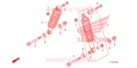 AMORTISSEUR ARRIERE pour Honda FOURTRAX 420 RANCHER 4X4 AT PS de 2011