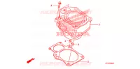CYLINDRE pour Honda FOURTRAX 420 RANCHER 4X4 AT PS de 2011