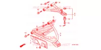 TRIANGLES AVANT pour Honda FOURTRAX 420 RANCHER 4X4 AT PS de 2011