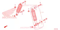 AMORTISSEUR AVANT pour Honda FOURTRAX 420 RANCHER 4X4 AT PS de 2012