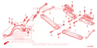 REPOSE PIED   PEDALE pour Honda FOURTRAX 420 RANCHER 4X4 AT PS de 2012