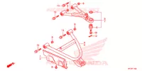 TRIANGLES AVANT pour Honda FOURTRAX 420 RANCHER 4X4 AT PS de 2012