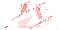 AMORTISSEUR ARRIERE pour Honda FOURTRAX 420 RANCHER 4X4 AT PS de 2013