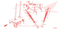 ARBRE A CAMES   SOUPAPE pour Honda FOURTRAX 420 RANCHER 4X4 AT PS de 2013