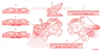 AUTOCOLLANTS pour Honda FOURTRAX 420 RANCHER 4X4 AT PS de 2013