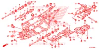 CADRE pour Honda FOURTRAX 420 RANCHER 4X4 AT PS de 2013