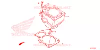 CYLINDRE pour Honda FOURTRAX 420 RANCHER 4X4 AT PS de 2013