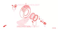 ROUE ARRIERE pour Honda FOURTRAX 420 RANCHER 4X4 AT PS de 2013