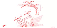 TRIANGLES AVANT pour Honda FOURTRAX 420 RANCHER 4X4 AT PS de 2013