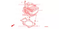 CYLINDRE pour Honda FOURTRAX 420 RANCHER 4X4 Electric Shift CAMO de 2009