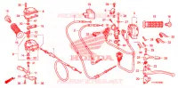 LEVIER DE GUIDON   CABLE   COMMODO pour Honda FOURTRAX 420 RANCHER 4X4 Electric Shift CAMO de 2009