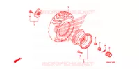 ROUE ARRIERE pour Honda FOURTRAX 420 RANCHER 4X4 Electric Shift de 2009