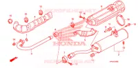 SILENCIEUX D'ECHAPPEMENT pour Honda FOURTRAX 420 RANCHER 4X4 Electric Shift de 2009