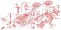 RESERVOIR A CARBURANT pour Honda FOURTRAX 420 RANCHER 4X4 PS CAMO de 2009