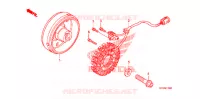 ALTERNATEUR pour Honda FOURTRAX 420 RANCHER 4X4 PS RED de 2009