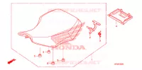 SELLE pour Honda FOURTRAX 420 RANCHER 4X4 PS RED de 2009