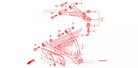 TRIANGLES AVANT (4WD) pour Honda FOURTRAX 420 RANCHER 4X4 PS CAMO de 2010