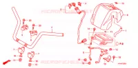 GUIDON (2) pour Honda FOURTRAX 420 RANCHER 2X4 Electric Shift de 2008