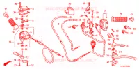 LEVIER DE GUIDON   CABLE   COMMODO pour Honda FOURTRAX 420 RANCHER 2X4 Electric Shift de 2008