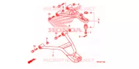 TRIANGLES AVANT (2WD) pour Honda FOURTRAX 420 RANCHER 2X4 Electric Shift de 2009