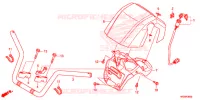 GUIDON pour Honda FOURTRAX 420 RANCHER 2X4 BASE de 2016