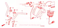 GUIDON (1) pour Honda FOURTRAX 420 RANCHER 2X4 BASE de 2007