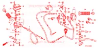 LEVIER DE GUIDON   CABLE   COMMODO pour Honda FOURTRAX 420 RANCHER 2X4 BASE de 2007