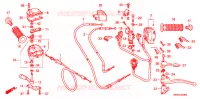 LEVIER DE GUIDON   CABLE   COMMODO pour Honda FOURTRAX 420 RANCHER 2X4 BASE de 2008