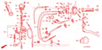 LEVIER DE GUIDON   CABLE   COMMODO ('06 '08) pour Honda TRX 450 R SPORTRAX Electric Start de 2006