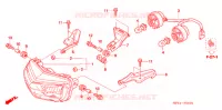 PHARE ('06 '08) pour Honda TRX 450 R SPORTRAX Electric Start de 2006
