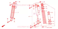 AMORTISSEUR AVANT pour Honda TRX 450 R SPORTRAX Electric Start de 2007