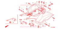 GARDE BOUE ARRIERE pour Honda TRX 450 R SPORTRAX Electric Start de 2007