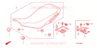 SELLE pour Honda TRX 450 R SPORTRAX Electric Start de 2007