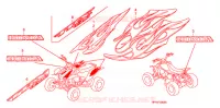 T ('07 3A,3CM,'08 3A,3CM) pour Honda TRX 450 R SPORTRAX Electric Start de 2007