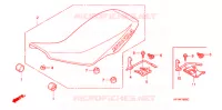 SELLE pour Honda TRX 450 R SPORTRAX Electric Start BLACK de 2008