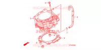 CYLINDRE pour Honda TRX 450 R SPORTRAX Electric Start de 2009