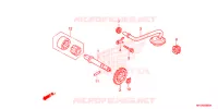 POMPE A HUILE pour Honda TRX 450 R SPORTRAX Electric Start de 2009
