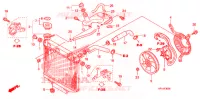RADIATEUR pour Honda TRX 450 R SPORTRAX Electric Start de 2009