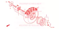 ROUE AVANT pour Honda TRX 450 R SPORTRAX Electric Start de 2009