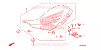 SELLE pour Honda TRX 450 R SPORTRAX Electric Start de 2009