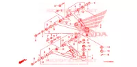 TRIANGLES AVANT pour Honda TRX 450 R SPORTRAX Electric Start de 2009